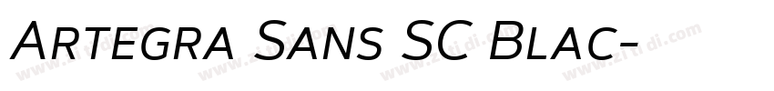 Artegra Sans SC Blac字体转换 Artegra Sans SC Blac字体转换